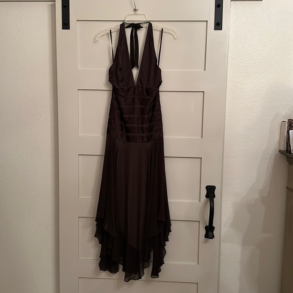 BCBGMAXAZARIA Brown Special Event Dress Size 4